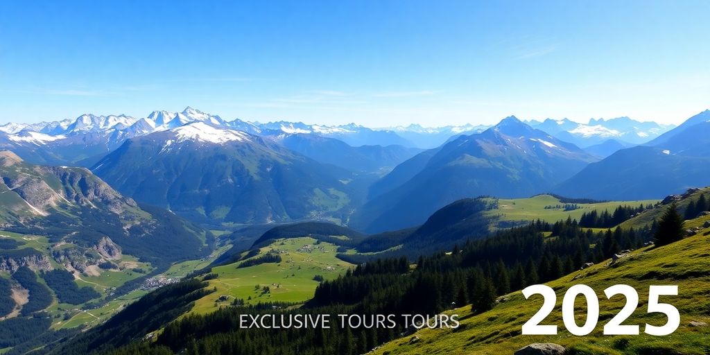 Stunning Swiss Alps landscape with hidden valleys and peaks.